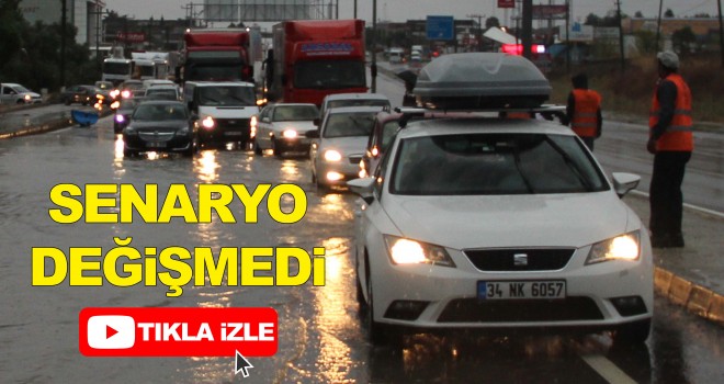 Şiddetli Yağış Yolları Göle Çevirdi. M² ye 50 Kg. Yağmur Düştü.