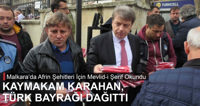 Malkara’da Afrin Şehitleri İçin Mevlid-İ Şerif Okundu