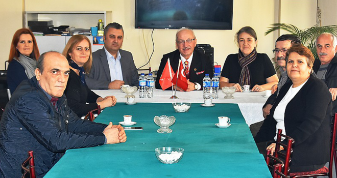 Başkanlar, CHP Malkara İlçe Teşkilatını Ziyaret Etti