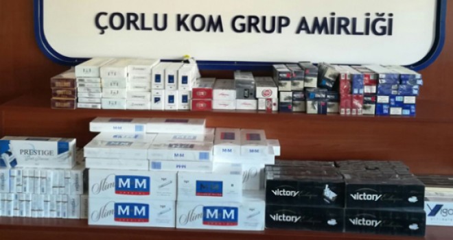 KAÇAK SİGARAYA 4 GÖZALTI