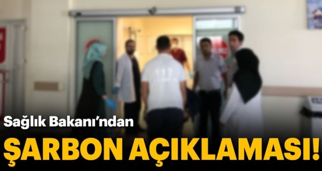 Sağlık Bakanı'ndan şarbon açıklaması