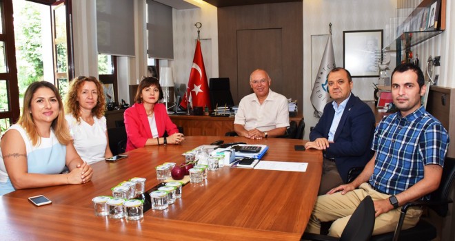 Başkan Eşkinat Tekirdağ Milletvekili Aygun’u ağırladı