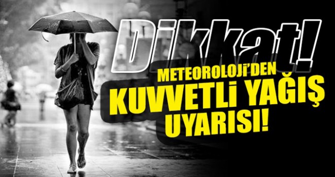 Tekirdağ İçin Sarı Uyarı!