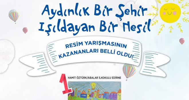 Çocuklar, Enerji Tasarrufunu Resimlerle Anlattı