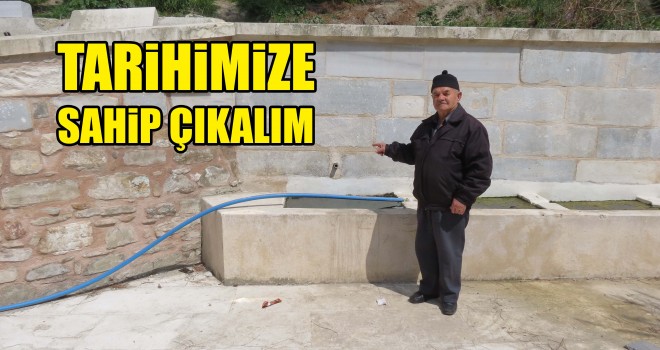 İncebey Çeşmesi Su Bekliyor