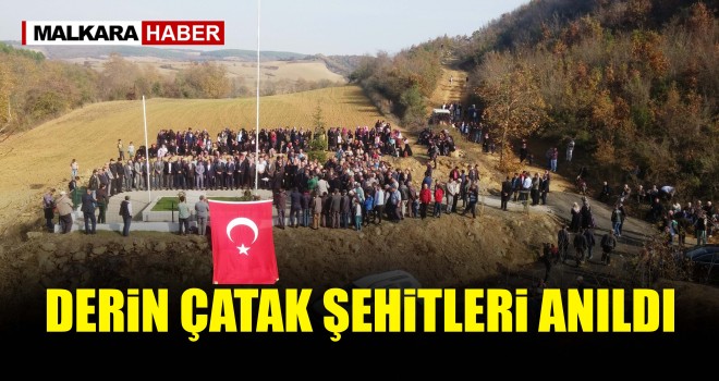 Derin Çatak Şehitleri Anıldı