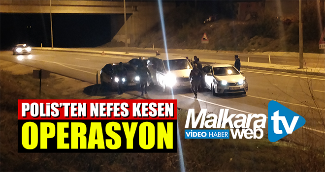 Malkara’da Kaçak Göçmen Operasyonu