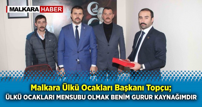 Malkara Ülkü Ocakları’nın Yeni Başkanı Onur Topçu Oldu