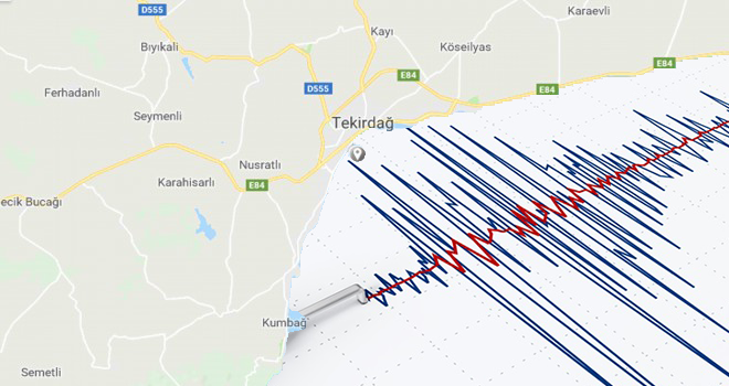 TEKİRDAĞ’DA DEPREM!