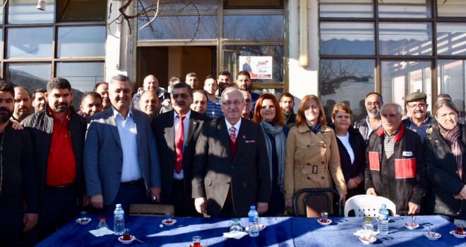 Başkanlar, Gazibey Mahallesini Ziyaret Etti