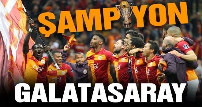 Şampiyon Galatasaray | Göztepe 0-1 Galatasaray maç sonucu .