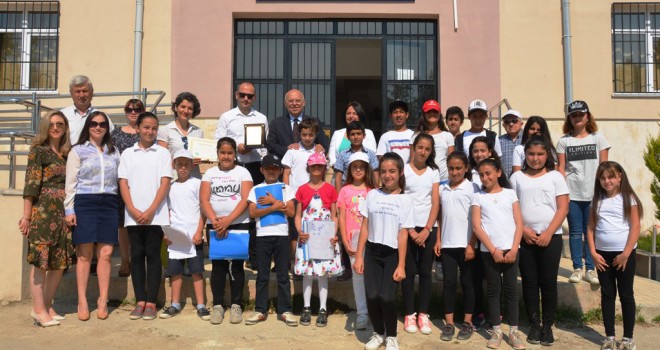 Çevreci Okullara ve Öğrencilere Ödülleri Verildi