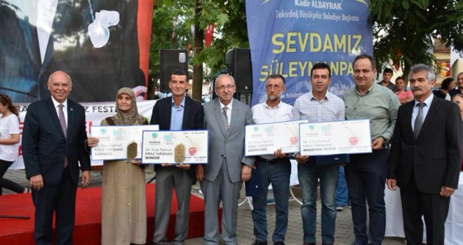 Geleneksel Kiraz Yarışmasında Ödüller Sahiplerini Buldu
