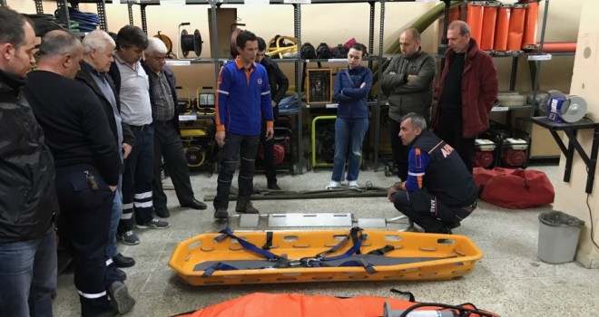 Arama Kurtarma Yardım Ekipleri Eğitimlerini Başarıyla Tamamladı