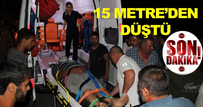 Yüksek’ten Düşen Şahıs Yaralandı
