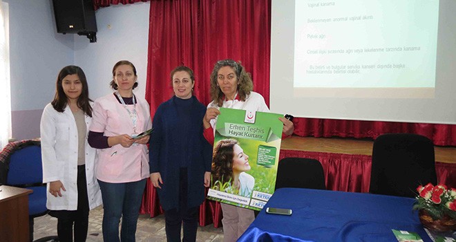 KADINLARA RAHİM AĞZI KANSERİ ANLATILDI