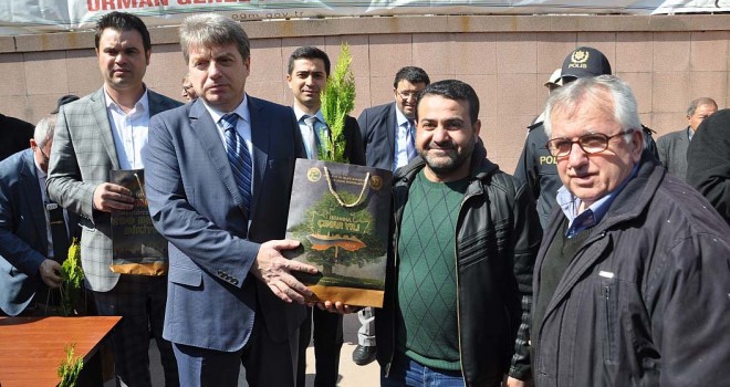 Malkara’da 800 Adet Fidan Dağıtıldı