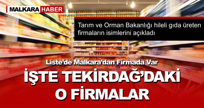 Tekirdağ’daki Firmalarda At ve Domuz Eti Tespit Edildi