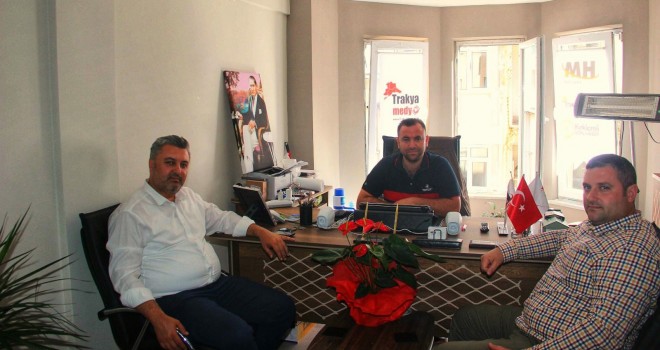 Başkan Yurdakul’dan Trakya Medya ve Malkara Haber’e Ziyaret