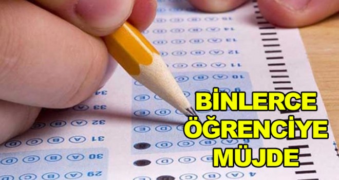 Binlerce öğrenciye müjde! Belli oldu