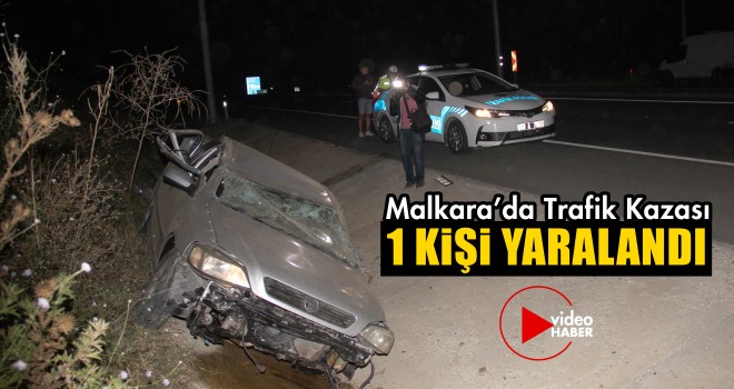 Otomobil Takla Attı; 1 Kişi Yaralandı