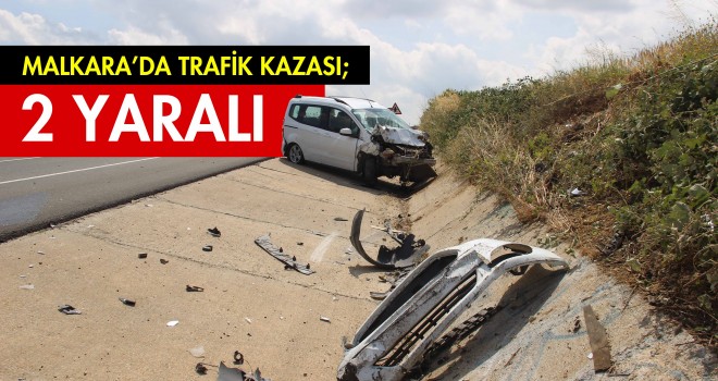 Malkara’da Trafik Kazası; 2 Yaralı