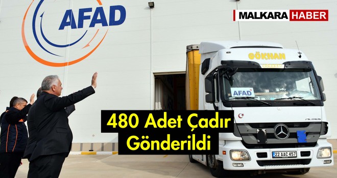 Tekirdağ’dan Arnavutluk’a Deprem Çadırı Gitti