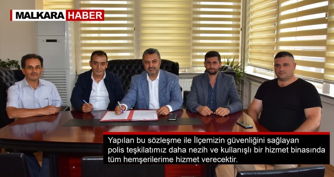 Malkara İlçe Emniyet Müdürlüğü Bakım ve Onarımı Sözleşmesi İmzalandı