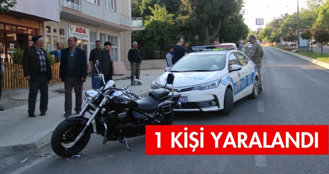 Malkara’da Trafik Kazası; 1 Yaralı
