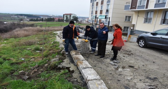 MALKARA BELEDİYE BAŞKAN VEKİLİ NURAN BAŞKÜTÜK ÇALIŞMALARI YERİNDE İNCELEDİ