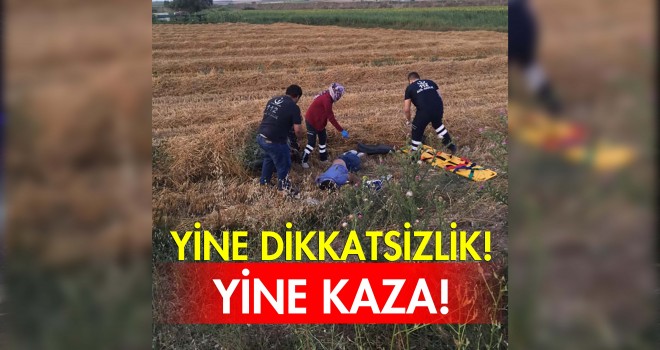 Motosiklet Sürücüsü Yaralandı