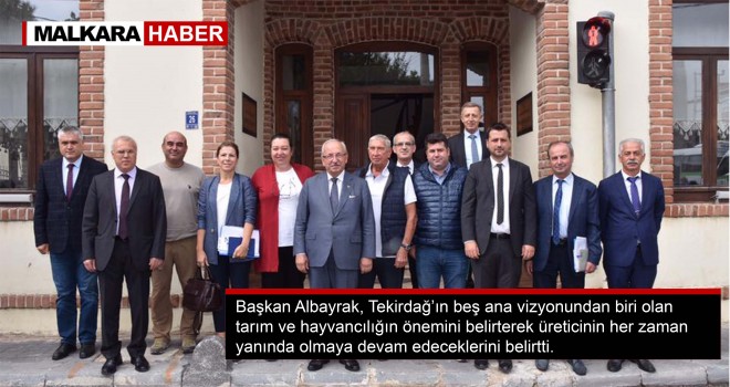 Başkan Albayrak, Zeytin ve Şarap Üreticileri ile Bir Araya Geldi