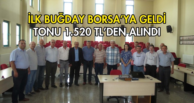 Malkara Ticaret Borsası'na İlk Buğday Geldi