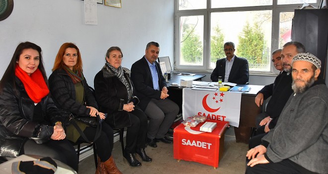 Başkan Yurdakul’dan, MHP ve Saadet Partisi Malkara İlçe Başkanlığı'na Ziyaret