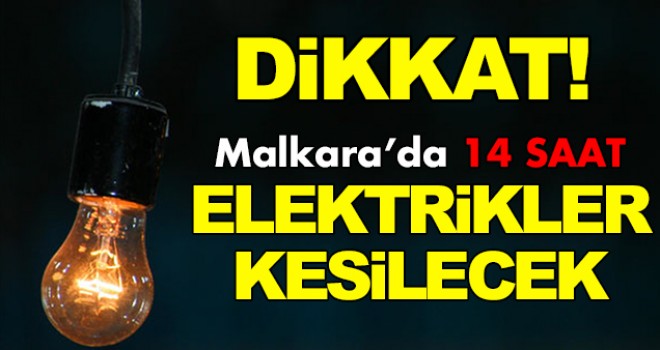 MERKEZ MAHALLELERDE ELEKTRİKLER KESİLECEK