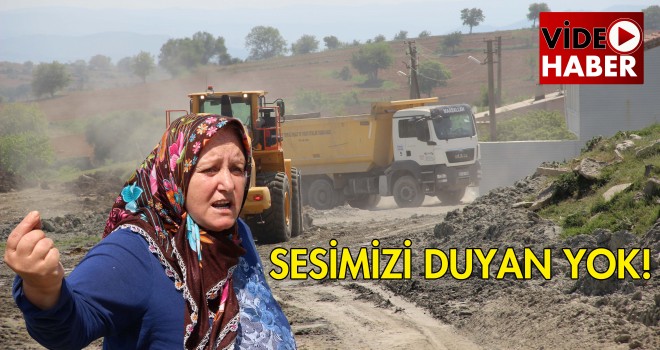 Mahalle Sakinleri Kamyonların Önünü Kesti