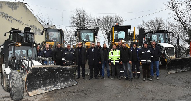 MALKARA BELEDİYESİ KARLA MÜCADELEYE HAZIR