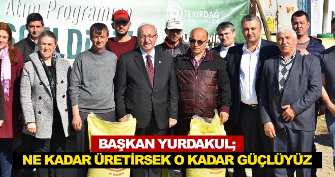 Mahallelere Gübre Dağıtımı ve Atımı Devam Ediyor