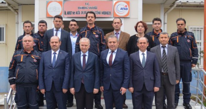 VALİ CEYLAN, AFAD MERKEZİNİ ZİYARET ETTİ