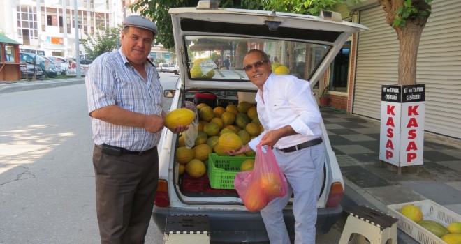 Malkara’nın Yerli Kavunu Piyasada