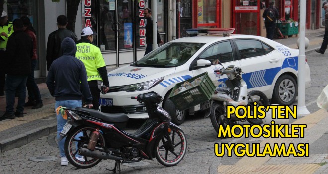 Polis’ten Motosiklet Uygulaması