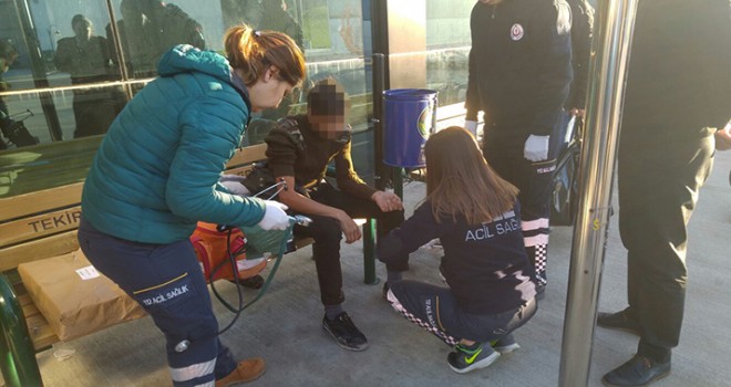 Otobüste Fenalaştı