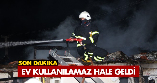 Son dakika. Malkara'da Yanan Ev Kullanılamaz Hale Geldi...