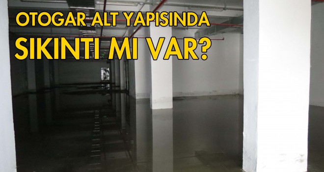 Malkara Otogarının Bodrumu Sular Altında