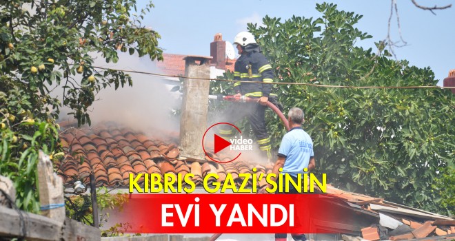 Kıbrıs Gazisinin Evi Yanarak Kül Oldu
