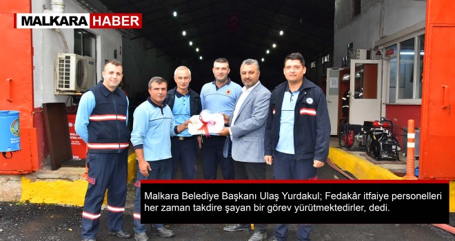 Başkan Yurdakul’dan İtfaiye İstasyonuna Ziyaret