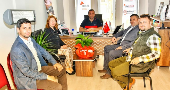 Başkan V. Karataş'tan Yerel Basına Ziyaret