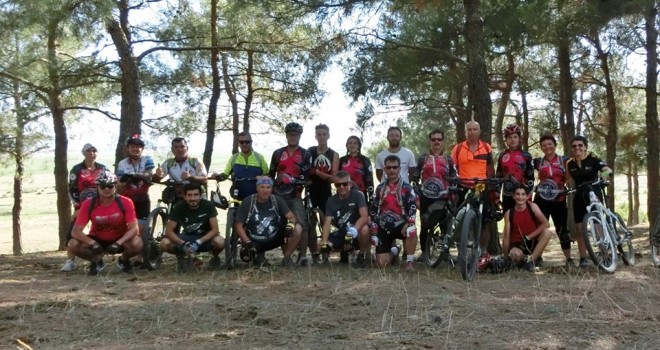 DOÇEK Keşan Ovasında pedalladı