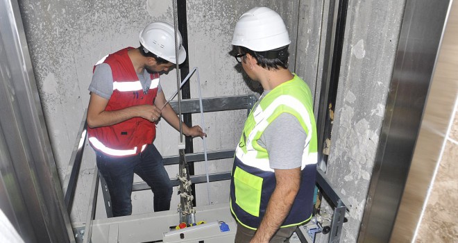 Asansörlerin Periyodik Muayene İşlemleri Yapıldı