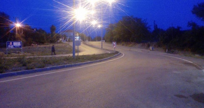 Çavuşköy Mahallesi Işıklandırıldı